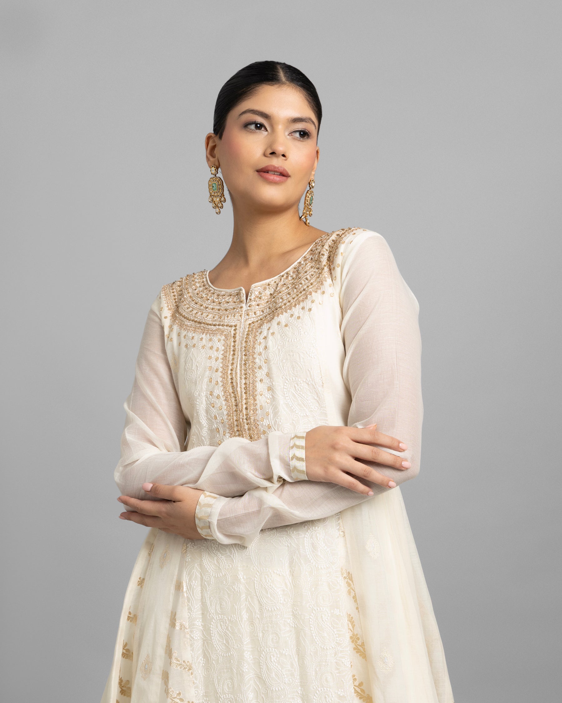 IVORY LUCKNOWI ANARKALI ENSEMBLE