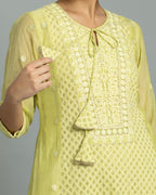 LIME LUCKNOWI ANARKALI ENSEMBLE