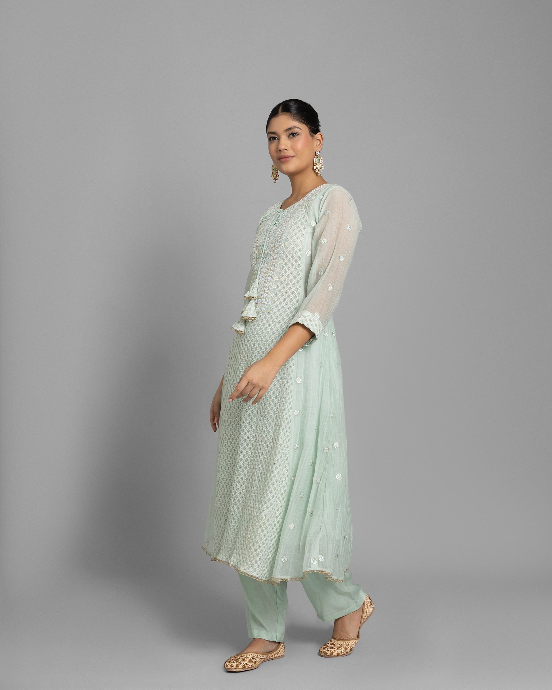 MINT LUCKNOWI ANARKALI ENSEMBLE