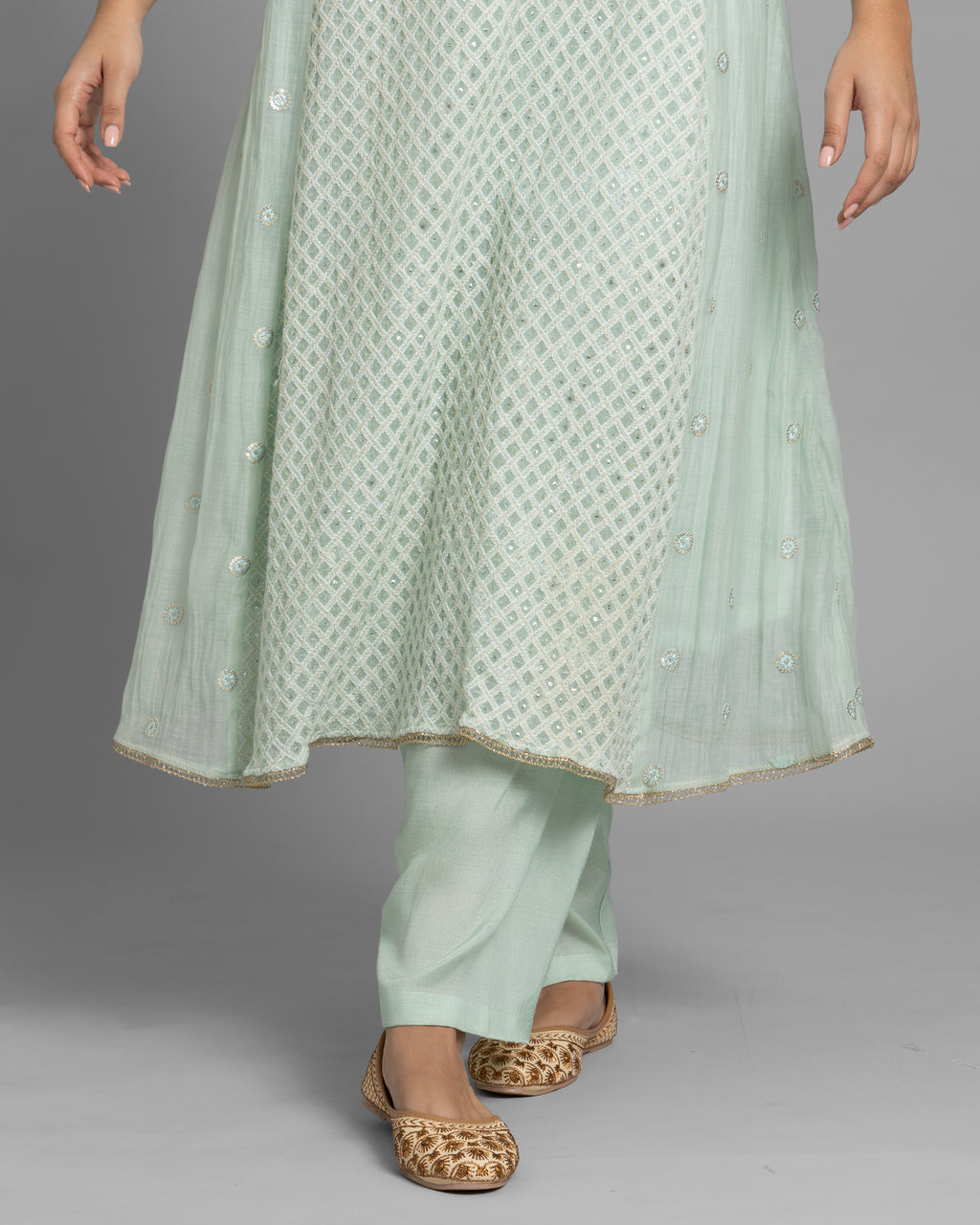 MINT LUCKNOWI ANARKALI ENSEMBLE