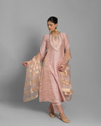 BANDHEJ EMBROIDERED ANARKALI SUIT SET
