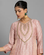 BANDHEJ EMBROIDERED ANARKALI SUIT SET