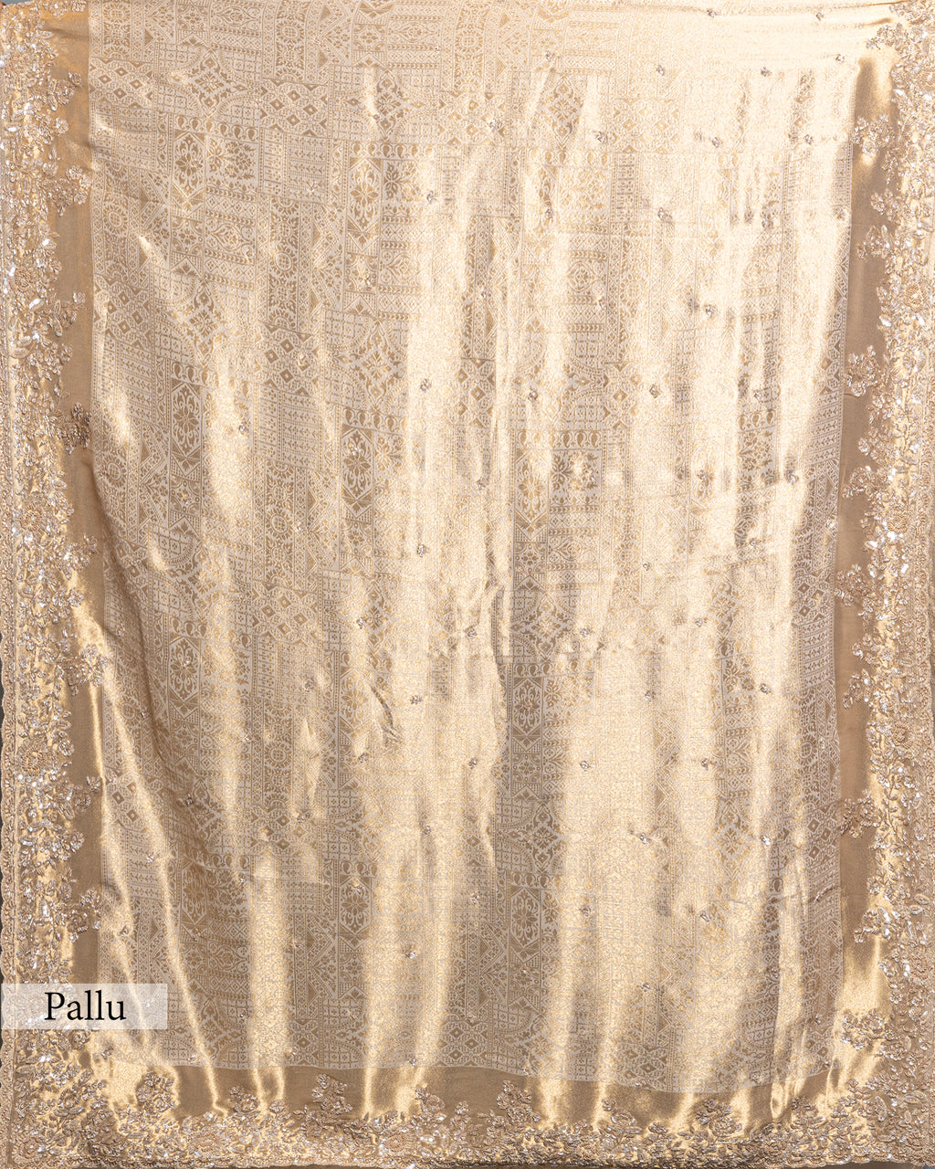 EMBELLISHED GOLD BANARASI SILK SAREE
