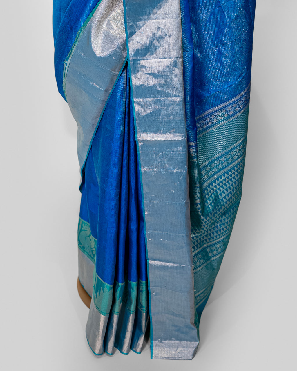 COBALT BLUE KANJEEVARAM SILK SAREE