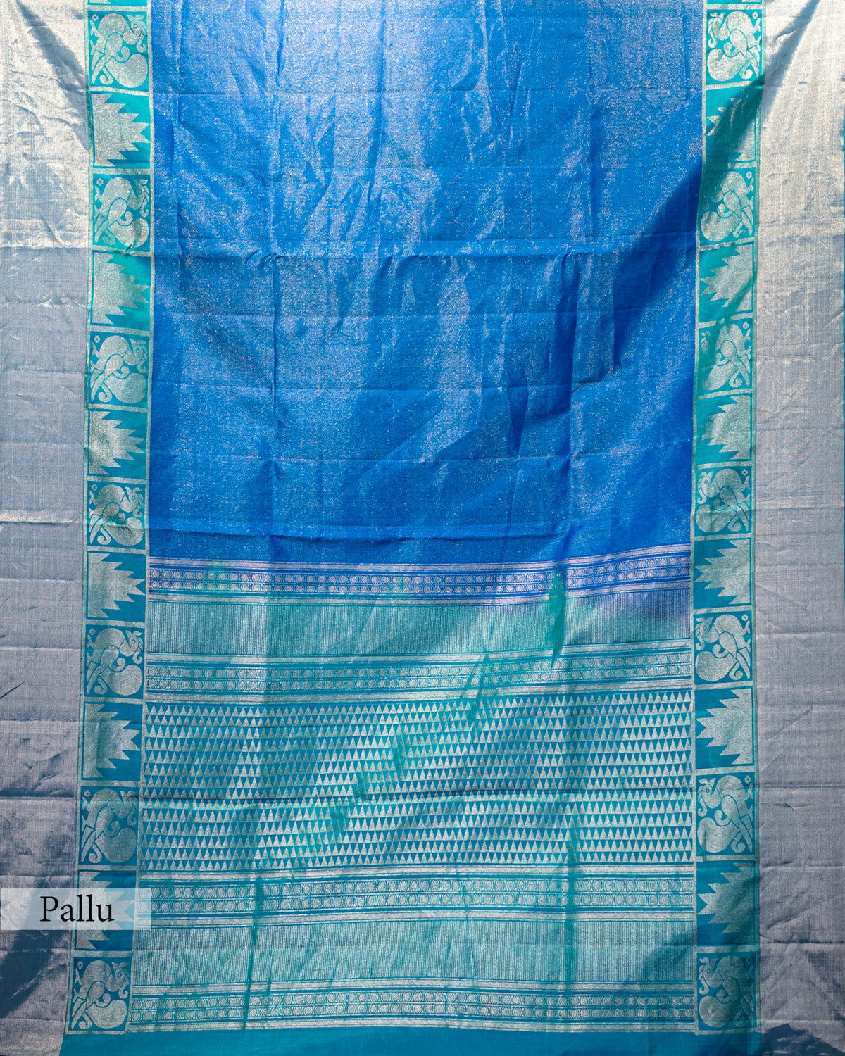 COBALT BLUE KANJEEVARAM SILK SAREE