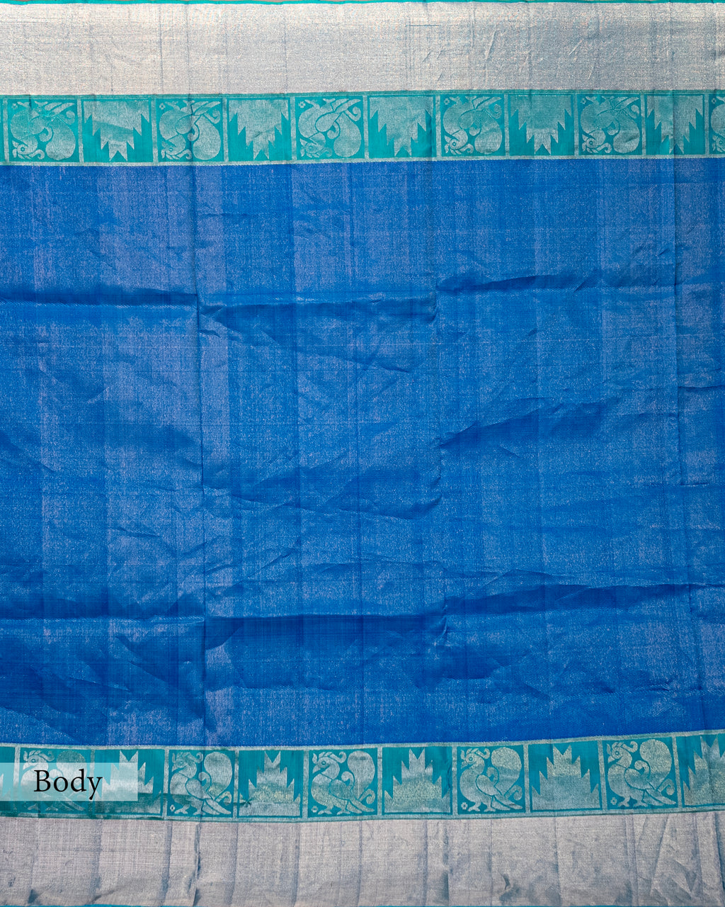 COBALT BLUE KANJEEVARAM SILK SAREE