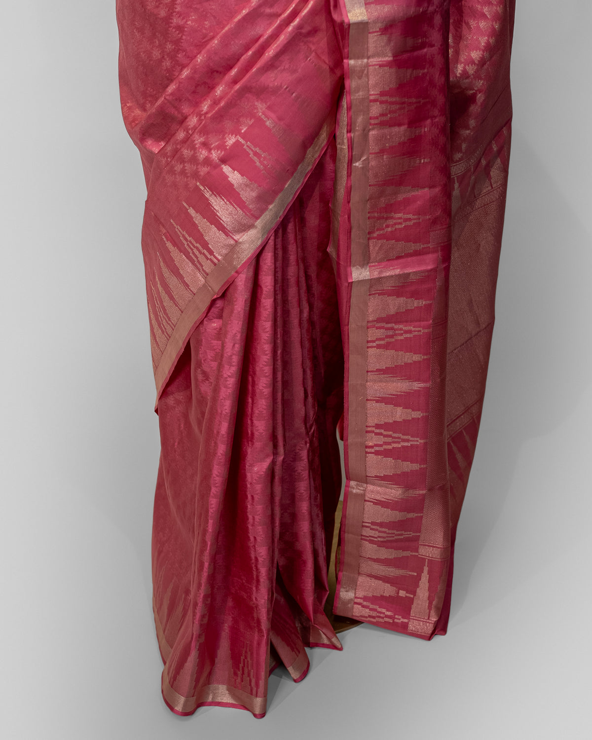 ONION PINK KANJEEVARAM SILK SAREE