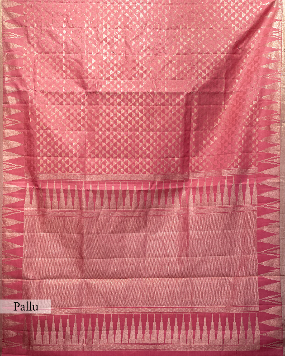ONION PINK KANJEEVARAM SILK SAREE