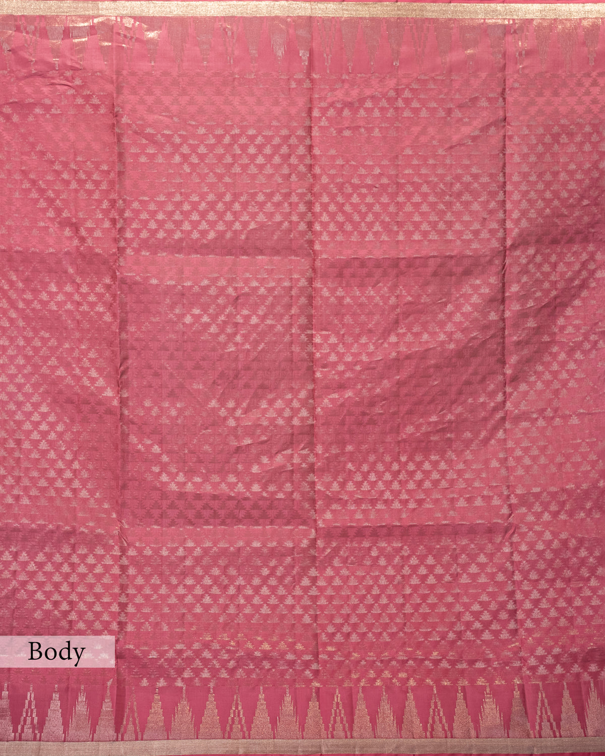 ONION PINK KANJEEVARAM SILK SAREE