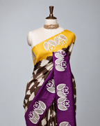 MOCHA BROWN TUSSAR SILK SAREE