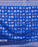 ROYAL BLUE SHIKARGAH KANJEEVARAM SILK SAREE