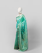 TURQUOISE KANJEEVARAM SILK SAREE