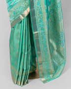 TURQUOISE KANJEEVARAM SILK SAREE