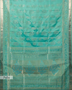 TURQUOISE KANJEEVARAM SILK SAREE