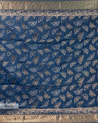 MIDNIGHT BLUE KANJEEVARAM SILK SAREE