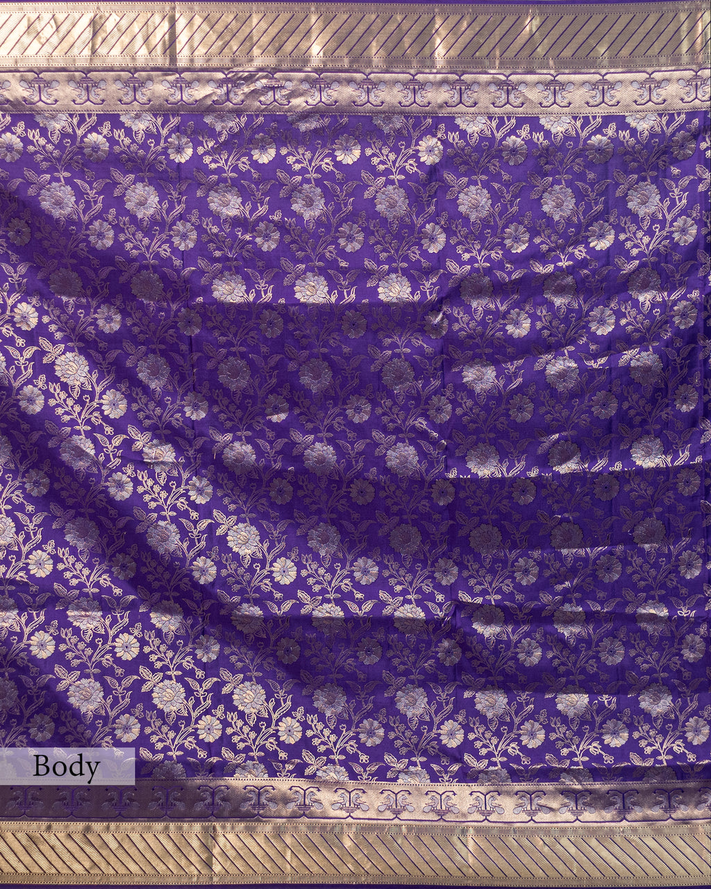 REGAL VIOLET KANJEEVARAM SILK SAREE
