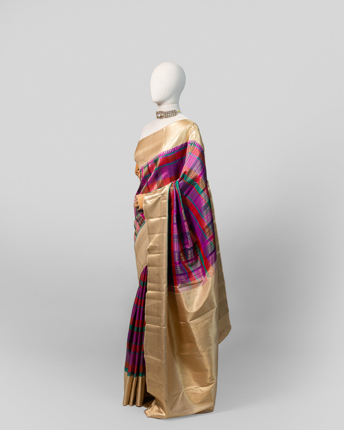 MOSAIC KANJEEVARAM SILK SAREE