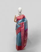 OCEAN & RANI KANJEEVARAM SILK SAREE