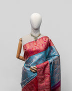 OCEAN & RANI KANJEEVARAM SILK SAREE