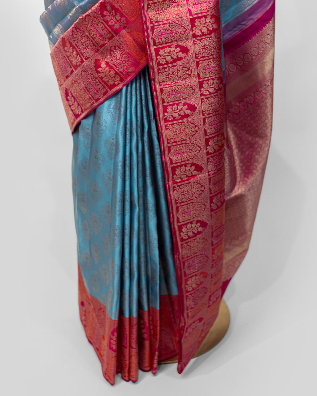 OCEAN & RANI KANJEEVARAM SILK SAREE