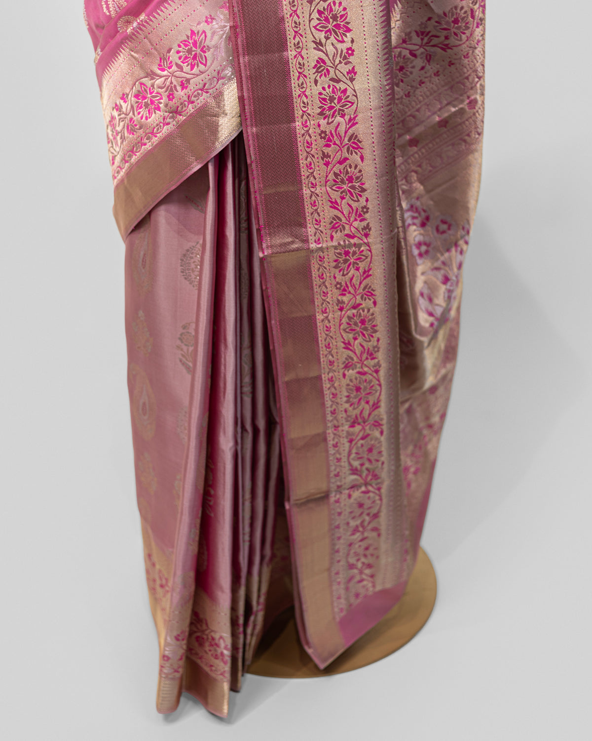 SHADED MAUVE KANJEEVARAM SILK SAREE
