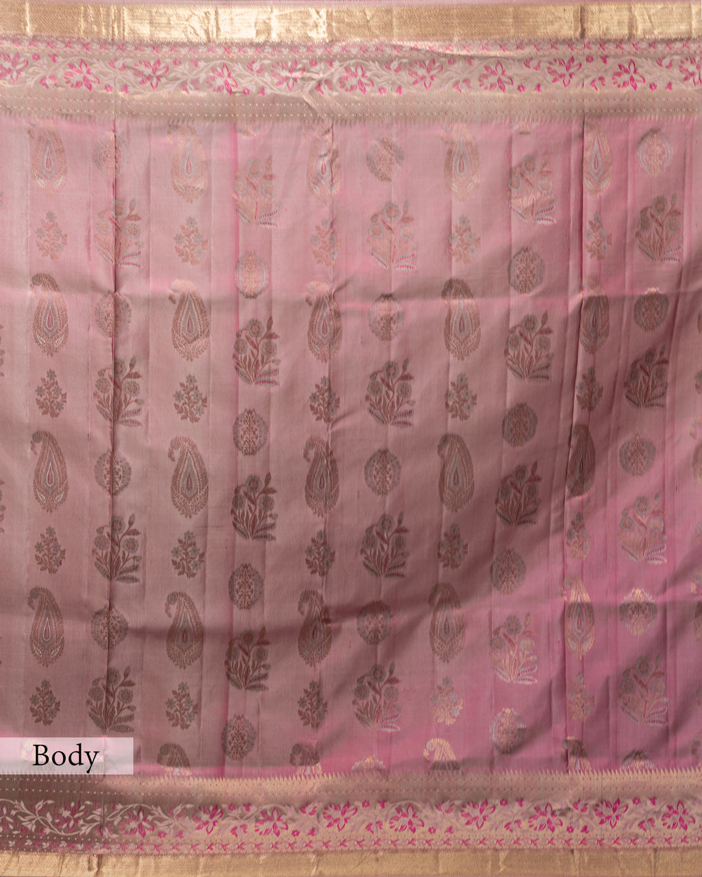 SHADED MAUVE KANJEEVARAM SILK SAREE