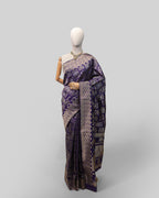 IMPERIAL VIOLET SHIKARGAH KANJEEVARAM SILK SAREE