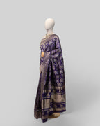 IMPERIAL VIOLET SHIKARGAH KANJEEVARAM SILK SAREE