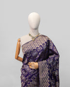 IMPERIAL VIOLET SHIKARGAH KANJEEVARAM SILK SAREE