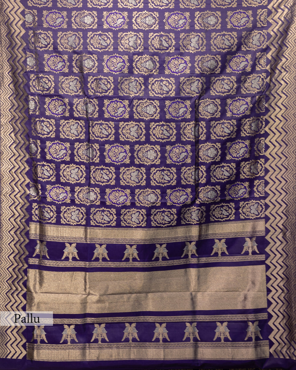 IMPERIAL VIOLET SHIKARGAH KANJEEVARAM SILK SAREE