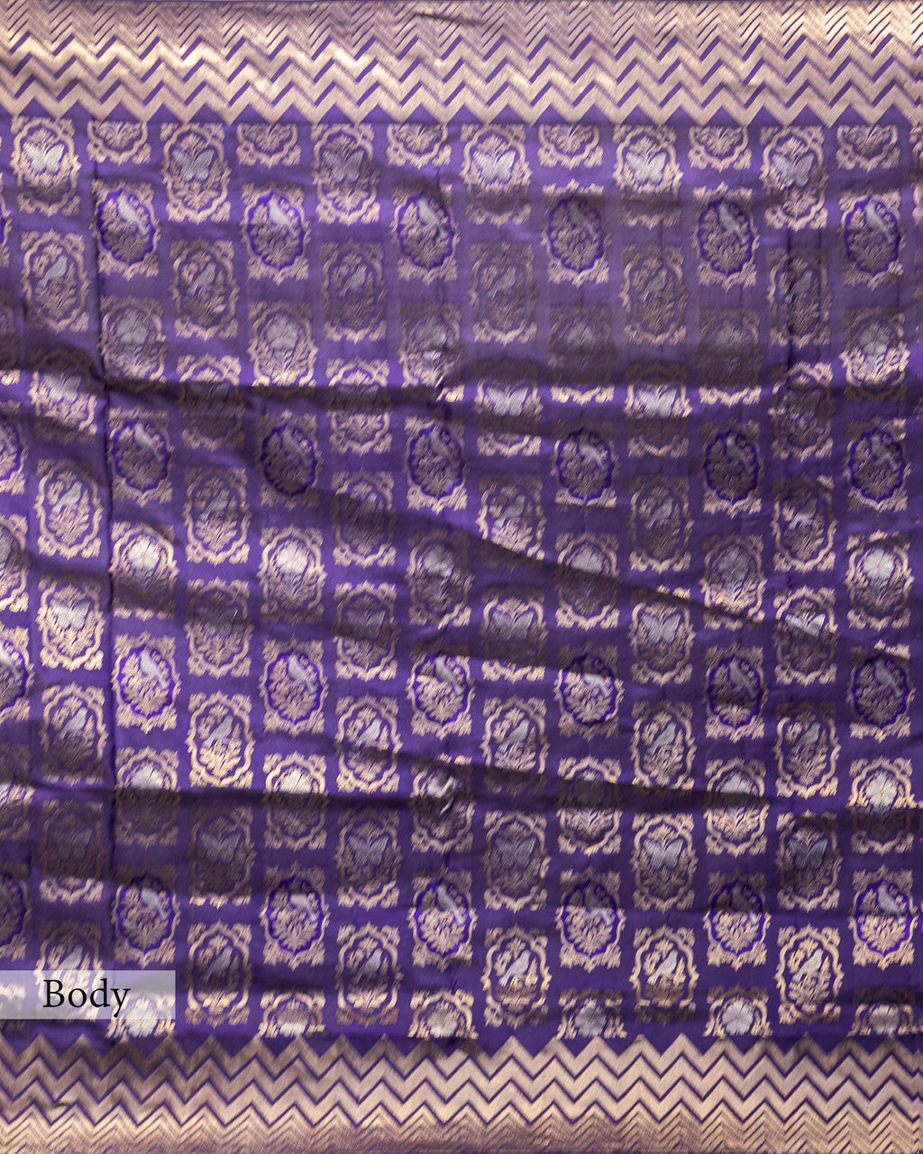 IMPERIAL VIOLET SHIKARGAH KANJEEVARAM SILK SAREE