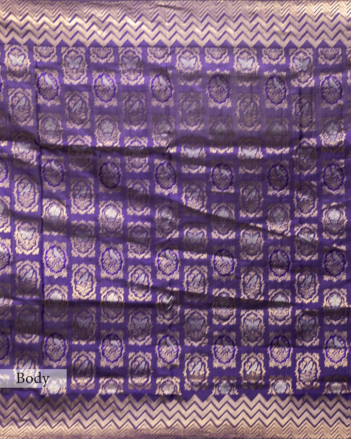 IMPERIAL VIOLET SHIKARGAH KANJEEVARAM SILK SAREE