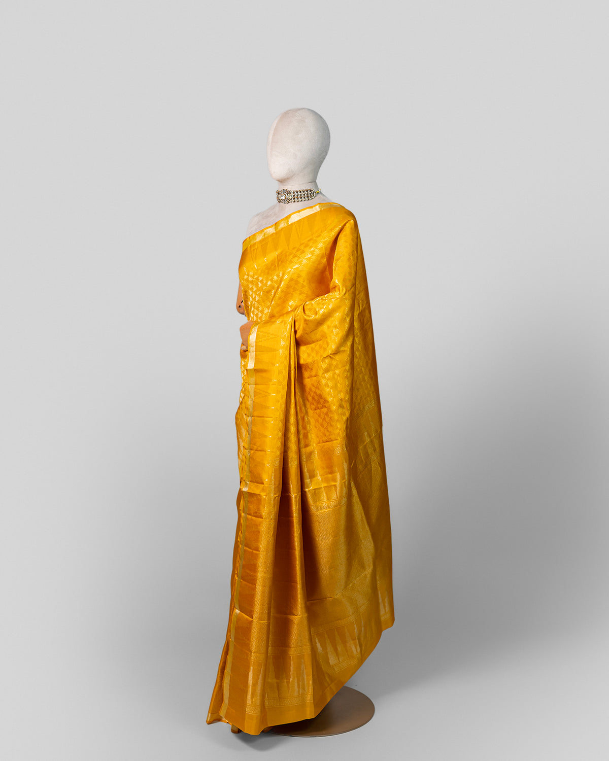 MUSTARD KANJEEVARAM SILK SAREE