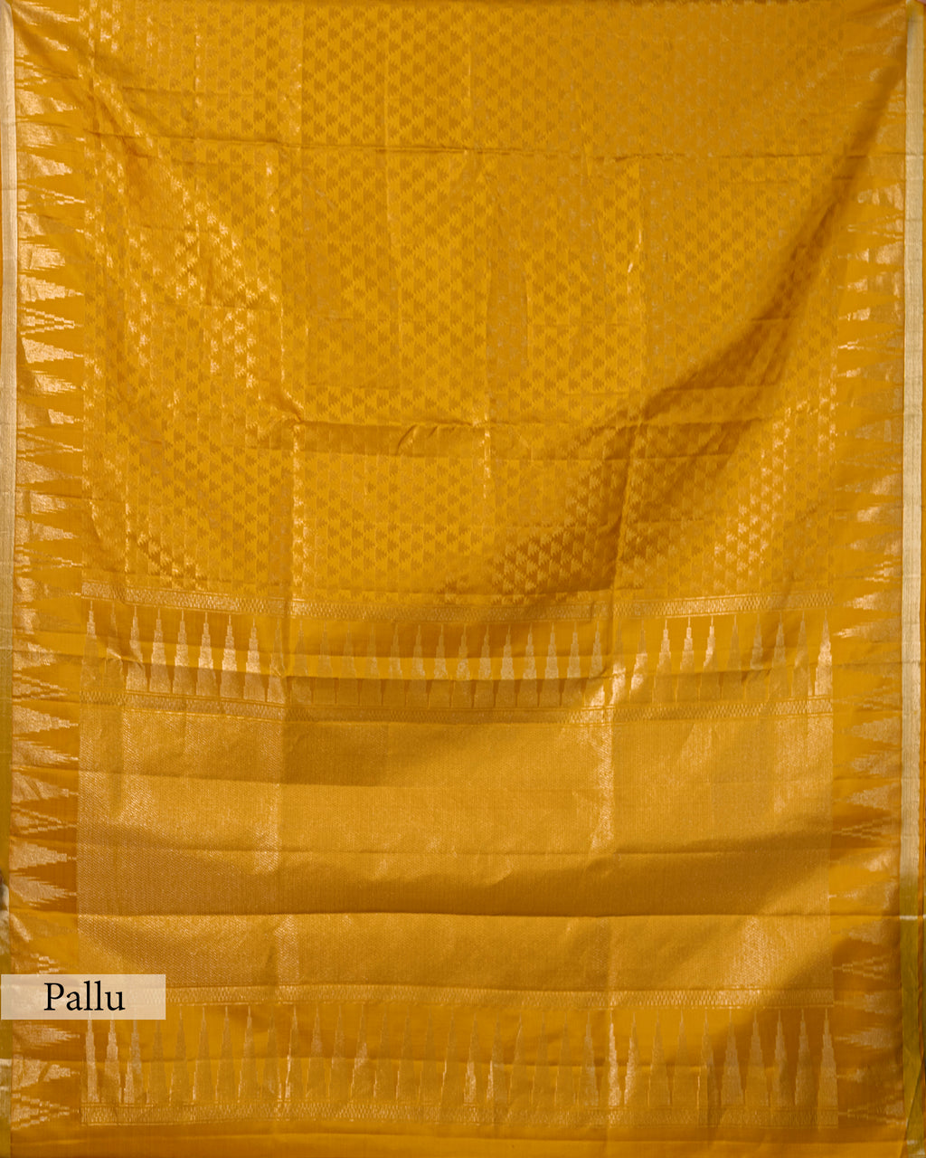 MUSTARD KANJEEVARAM SILK SAREE