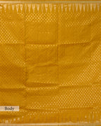 MUSTARD KANJEEVARAM SILK SAREE