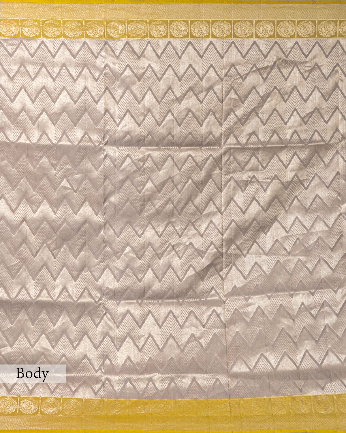 ANTIQUE AMBER KANJEEVARAM SILK SAREE