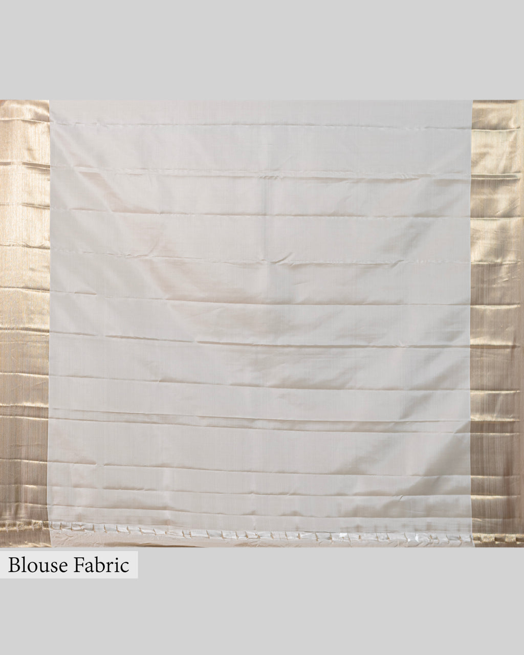 METALLIC IVORY KANJEEVARAM SILK SAREE
