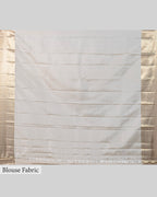 METALLIC IVORY KANJEEVARAM SILK SAREE