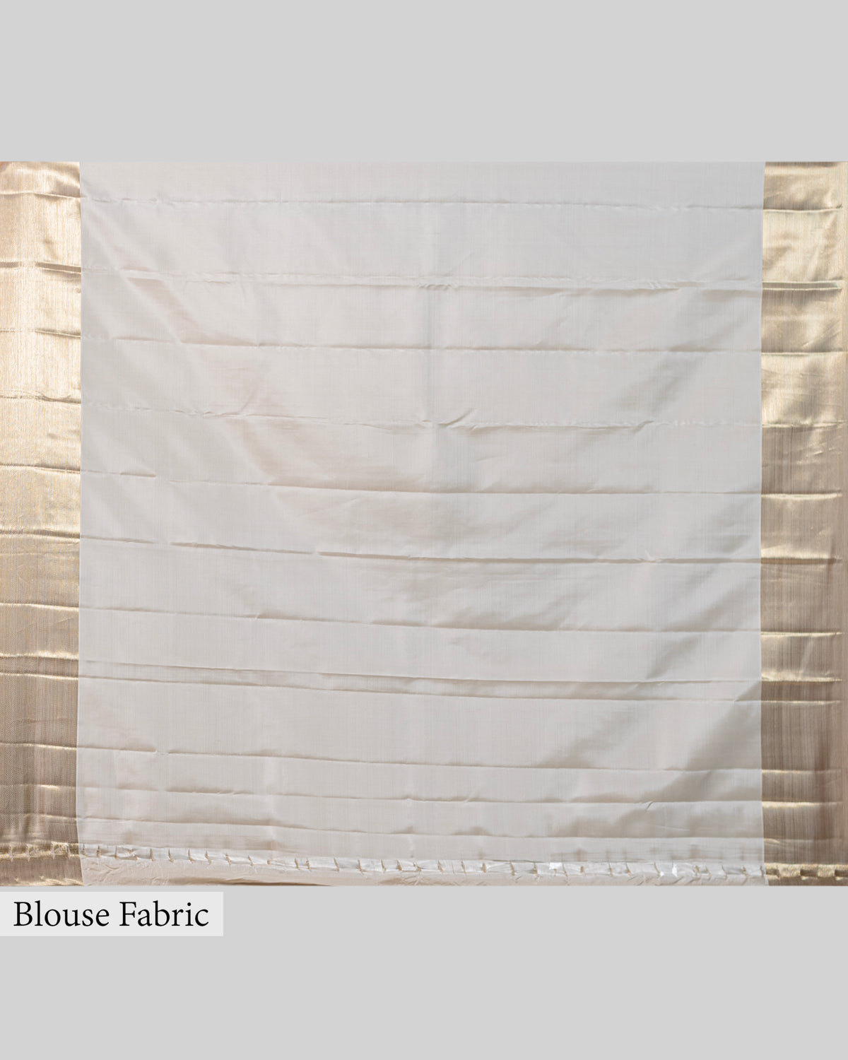 METALLIC IVORY KANJEEVARAM SILK SAREE