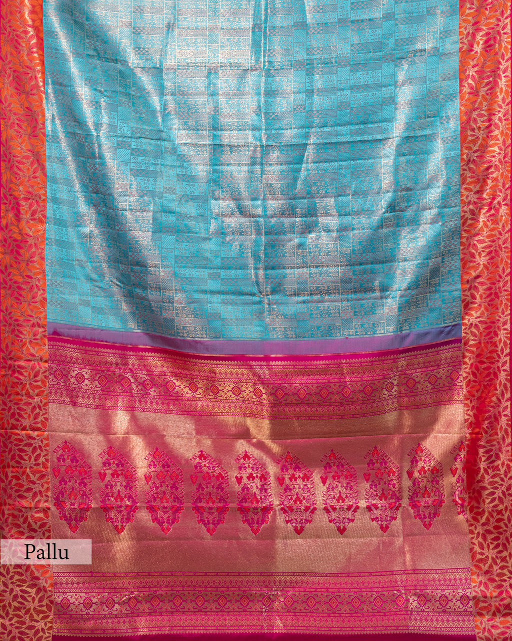 OCEAN & RANI KANJEEVARAM SILK SAREE