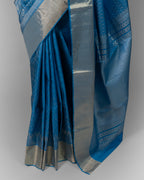 AZURE ZARI KANJEEVARAM SILK SAREE