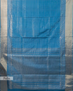AZURE ZARI KANJEEVARAM SILK SAREE