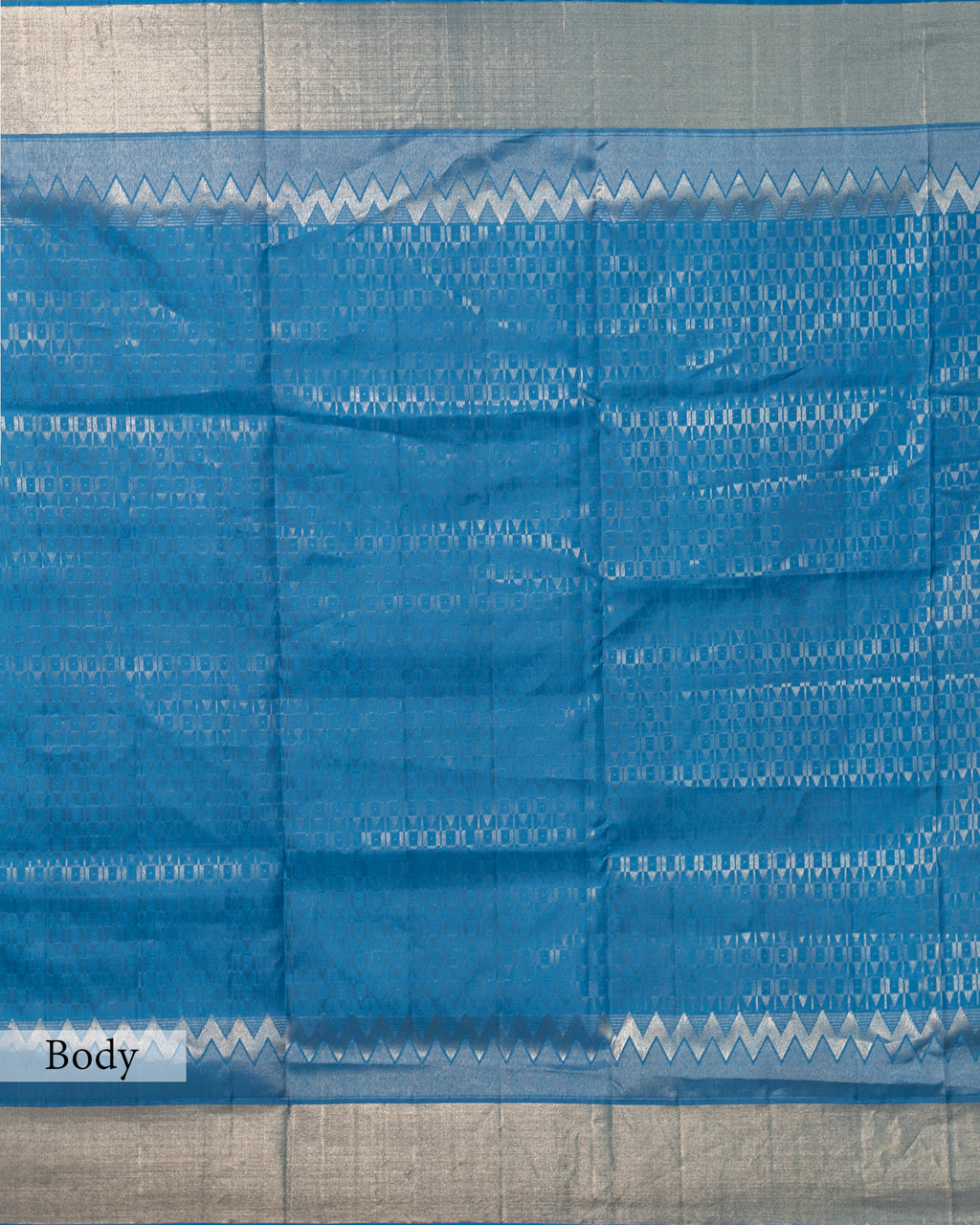AZURE ZARI KANJEEVARAM SILK SAREE