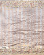 DUSTY MAUVE BANARASI TISSUE SAREE
