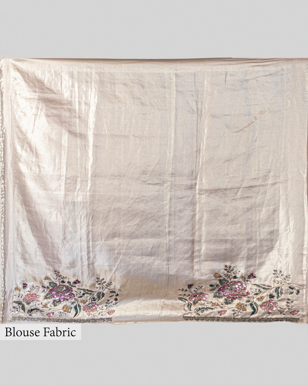 ROSE GOLD TISSUE KANJEEVARAM SAREE