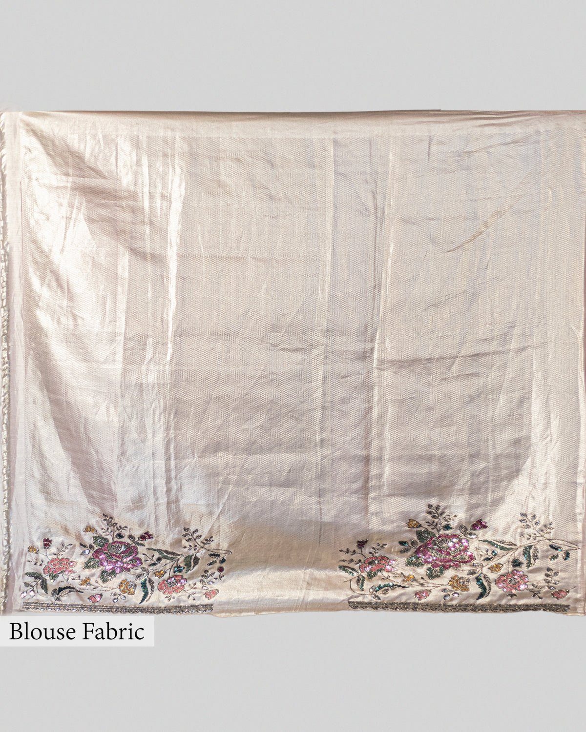 ROSE GOLD TISSUE KANJEEVARAM SAREE