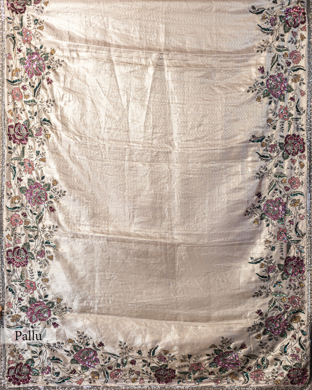 ROSE GOLD TISSUE KANJEEVARAM SAREE