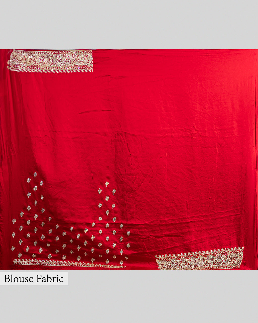 RED EMBROIDERED SOFT SILK SAREE