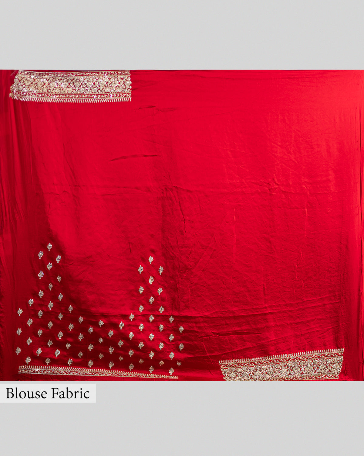 RED EMBROIDERED SOFT SILK SAREE