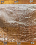 DUAL TONE CHAMPAGNE-GOLD KANJEEVARAM SILK SAREE